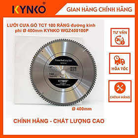 Mua LƯỠI CƯA GỖ TCT 100 RĂNG đường kính phi Ø 400mm KYNKO WGZ400100P