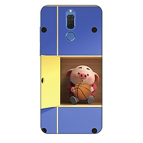 Ốp lưng nhựa cứng nhám dành cho Huawei Nova 2i in hình Heo Trong Tủ