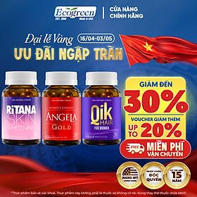 Combo Sức Khỏe Toàn Diện Nữ Ecogreen Hỗ Trợ Sinh Lý, Đẹp Da Và Tóc Chắc Khỏe (Dùng 1 Tháng)