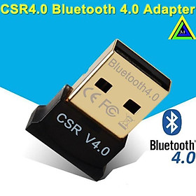 USB Bluetooth CSR 5.0 bổ sung bluetooth cho máy tính laptop kết nối bàn phím chuột tay game