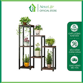 Mua Vách trang trí 7 ô-kệ cây trang trí 7 ô khung thép và MDF NewLife