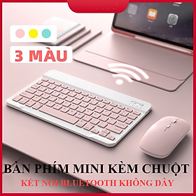 COMBO PHÍM CHUỘT BLUETOOTH KHÔNG DÂY MINI  MÀU NGẪU NHIÊN