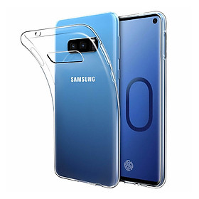 Ốp lưng dẻo silicon cho Samsung Galaxy S10e hiệu Ultra Thin (siêu mỏng 0.6mm, chống trầy, chống bụi) - Hàng nhập khẩu