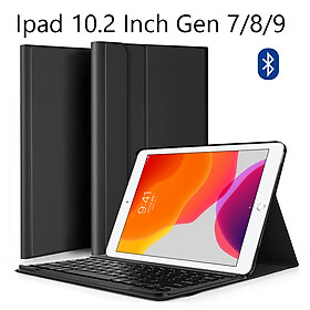 Bao Da Kèm Bàn Phím Dành Cho Ipad 10.2 Inch Gen 7 8 9 2019 2020 2021