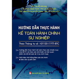 [Download Sách] Hướng dẫn thực hành kế toán hành chính sự nghiệp