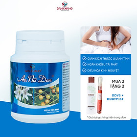 Viên uống hỗ trợ phòng ngừa và giảm kích thước u nang, u xơ An Nữ Đan (Hộp 60 viên)