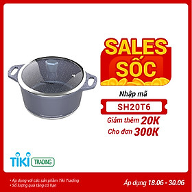 Nồi Vân Đá Đáy Từ Sunhouse SHG2020MMA - Xanh