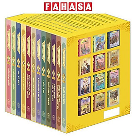 Sách - Boxset Lịch Sử Việt Nam Bằng Tranh - Bộ Dày (Hộp 12 Cuốn) - Tặng Kèm 12 Postcard