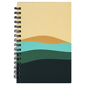 Sổ Lò Xo A6 Giấy Trơn - 160 Trang 80gsm - Nature On Sunset - The Sun 03