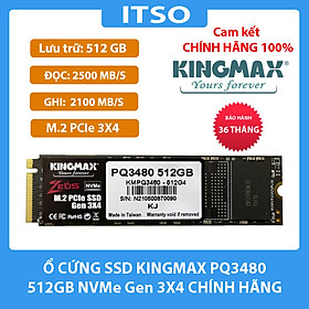 Ổ cứng SSD Kingmax PQ3480 512GB M.2 PCIe Gen 3x4 - Hàng Chính Hãng