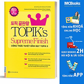[Tải ebook] Topik’S Supereme Finish Công Thức Tuyệt Đỉnh Đạt Topik Ii PDF