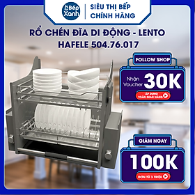 Rổ chén đĩa di động - Lento Hafele 504.76.017 - Hàng Chính Hãng