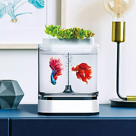 hồ cá mini xiaomi hàng nhập khẩu thông minh (không cá và cây, đồ trang trí)