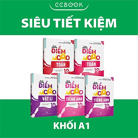 [Download Sách] Sách – Combo lớp 10 khối A1 Bí quyết chinh phục điểm cao – Toán Lí Anh (5 cuốn) – Siêu tiết kiệm – Chính hãng CCbook