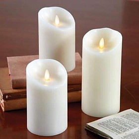 Mua Nến Điện Tử Vỏ Sáp Chảy cao 5 3 cm x 10cm
