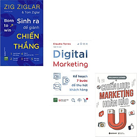 Combo 3 Cuốn Sách : Sinh Ra Để Giành Chiến Thắng + Digital Marketing - Kế Hoạch 7 Bước Để Thu Hút Khách Hàng + Chiến Lược Marketing Hoàn Hảo
