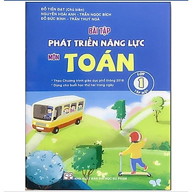 Sách - Bài tập phát triển năng lực môn toán lớp 1 tập 1 (SGK Cánh Diều)