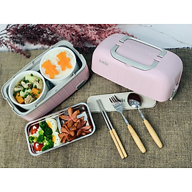 Hộp Cơm cắm điện Unie UV-B1 xanh / UV-P1 hồng - Hàng chính hãng