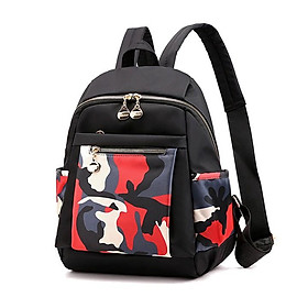 Balo nữ vải dù lạnh cao cấp 4 mùa hoa lá hàn quốc VT012 Shalla - sơn thủy