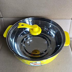 Mua Nồi Lẩu Điện Mini Đa Năng 26cm inox 304 Tiện Dụng Cho 2-3 Người Dùng