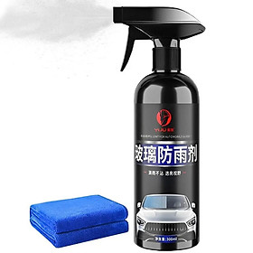 Chai Xịt Nano Chống Bám Đọng Nước Mưa Trên Kính Ô Tô Công Nghệ Nhât Bản 300ml Tặng Kèm Khăn Lau