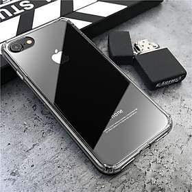 Ốp lưng silicon chống sốc cho iPhone SE 2020 / iPhone 7 / iPhone 8 hiệu Likgus Crashproof (siêu mỏng, chống chịu mọi va đập) - Hàng nhập khẩu - Trong suốt