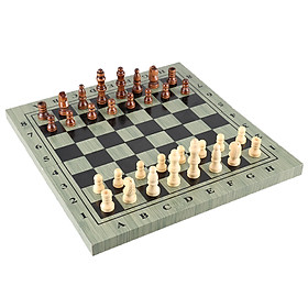 International Chess Set Portable Wooden Chessboard Chess Game For Travel Party Family Activities