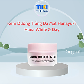 Kem Hanayuki Dưỡng Trắng Da White Day & Night Ban ngày & Đêm 15g Hanayuki Chính Hãng Cấp Ẩm Dưỡng Da Trắng Hồng Mờ Thâm Giảm Nám