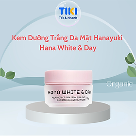 Kem Dưỡng Trắng Da Mặt Ban Ngày & Ban Đêm Hanayuki Chính Hãng Cấp Ẩm Dưỡng Da Trắng Hồng Mờ Thâm Giảm Nám