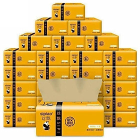 Mua COMBO THÙNG 30 GÓI GIẤY GẤU TRÚC SIÊU DAI KHÔNG TẨY TRẮNG
