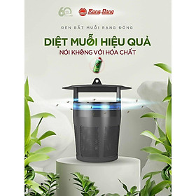 Đèn bắt muỗi thông minh Rạng Đông chính hãng Model: DBM01 5W tiện ích, hạn chế tiếng ồn, sản phẩm TOP của năm