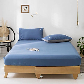 Bộ Set Chăn Ga Giường Nệm Và Vỏ Gối Cotton TICI ADU79 Bedding Đủ Kích Thước Trải Nệm 1m4, 1m6, 1m8 Chưa Gồm Chăn