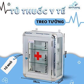 Mua Tủ Y Tế Gia Đình Treo Tường size 35 x 28 x 15cm