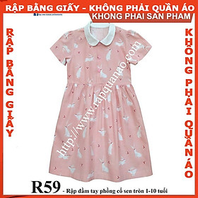 Rập giấy A0 đầm nữ mã R59 (BẢN VẼ)