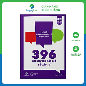 396 Lời Khuyên Đắt Giá Về Đầu Tư – 1 phút 8 với các nhà đầu tư huyền thoại - Gói đơn giản - Gói chống sốc