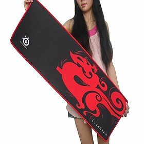 Miếng Lót Chuột Và Bàn Phím TyLoo Cực Đại 70x30cm May Viền Dày 5 Ly