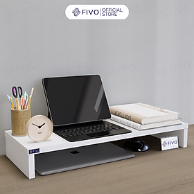 Mua Kệ Máy Tính Gỗ Để Bàn FIVO FB25 Gỗ Dày Chống Ẩm  Gọn Gàng Góc Làm Việc  Nâng Chiều Cao Màn Hình  Bảo Vệ Đốt Sống Cổ