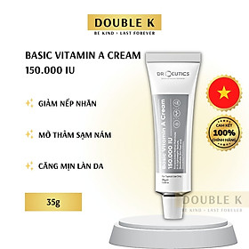 Kem Dưỡng Trẻ Hóa Da DrCeutics Basic Vitamin A Cream 150.000 IU - Double K