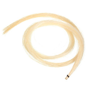 1 Hank of Violin Bow Hair White Horse Tail for Violin Viola Cello Bass Bow 30 Inch