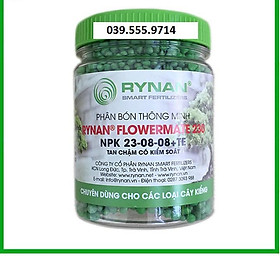 Phân Bón Thông Minh RYNAN FLOWERMATE NPK 23-08-08+TE Tan Chậm Có Kiểm Soát (150g)