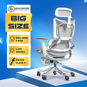 Mua Ghế công thái học Nghia Furniture MAZA  Khung nhôm nguyên khối  lưới Wintex Hàn Quốc  Piston class 4 Samhongsa Hàn Quốc