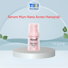 Serum Ngừa Mụn Dưỡng Trắng Da Mờ Thâm Hanayuki Hana Acne Solution 15g Hanayuki Chính Hãng