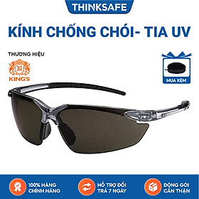 Mua Kính bảo hộ King s KY712 kính chống bụi siêu nhẹ  chống trầy xước  mắt kính chống tia cực tím UV (đen)