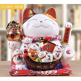 Mua Mèo thần tài may mắn Như ý cát tường Thiên kim vạn lượng 30cm-13 inch