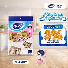 Khăn Lau Sợi Tre MyJae Lau Bếp, Lau Tay Đa Năng Hút Nước Tốt 2 Mặt Có Móc Treo 30cm x 42cm