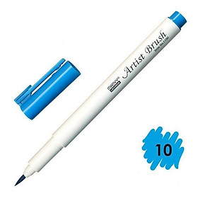 Bút lông đầu cọ viết calligraphy Marvy Artist Brush 1100 - Light Blue (10)