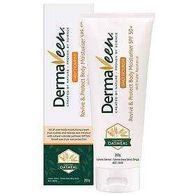 DermaVeen Revive & Protect Body Moisturiser SPF50+ 200g