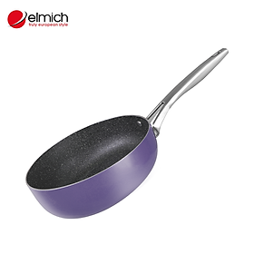 Chảo chống dính Full induction Elmich Hera EL8248 đương kính 28cm miệng chống văng dầu - Hàng chính hãng