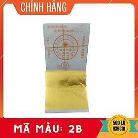 Mua 500 lá vàng 2B màu vàng đậm ánh kim rất đẹp