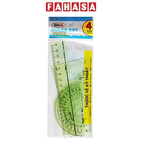 Bộ Thước Màu 4 Cây T-140